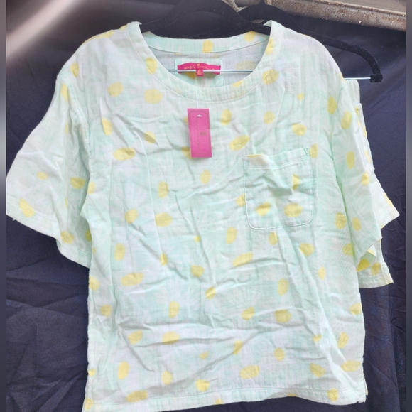 New Simply Southern lemon Lounge set sz sm - Picture 3 of 6